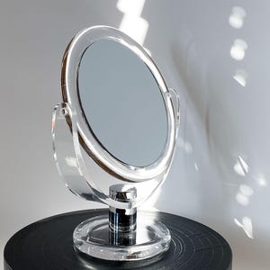 Vintage Schminkspiegel |  Drehbarer Vergrößerungsspiegel | Plexiglas Spiegel | Specchio per il trucco | ・ィンテ・ー・ジ・ク・・Persisch | Espejo de maquillaje
