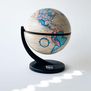 2001 Replogle USP Globus | Vintage Mini Globus | USV Memorabilia Globus | Antiker Wunder Globus | Geographische Desktop Weltkarte | Drehbarer Globus