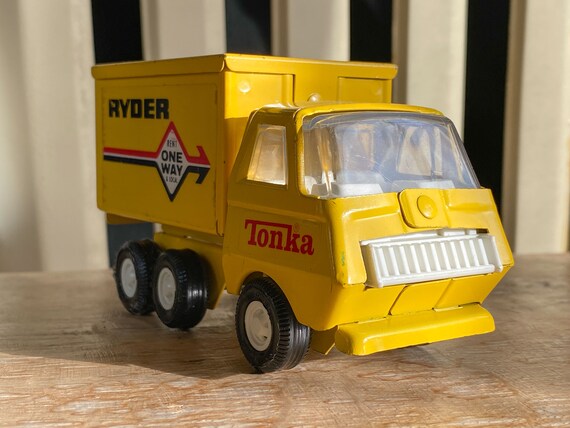 Zonnig Reproduceren vergiftigen Vintage Tonka Speelgoed auto Tonka Ryder Moving Van Truck - Etsy Nederland