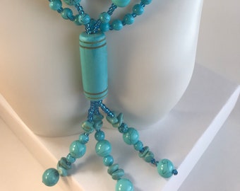 Fashion Turquoise Beaded Necklace