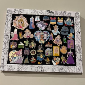 Disney Princess Pin Board Display