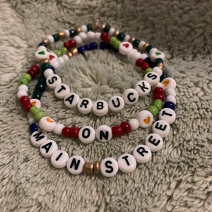Starbucks on Main Street Beaded Bracelet