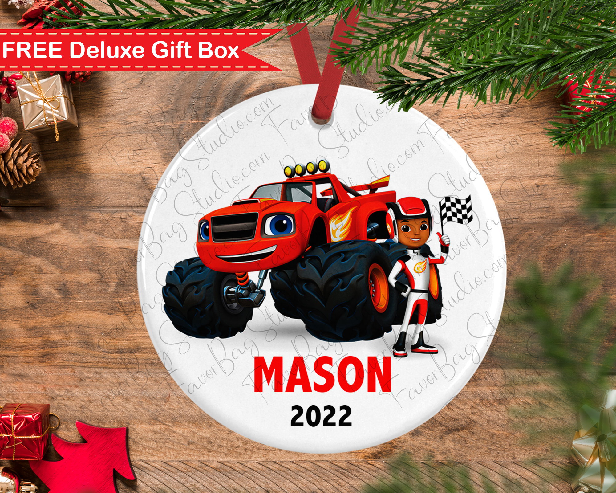 Blaze and the monster machine christmas ornament Clearance