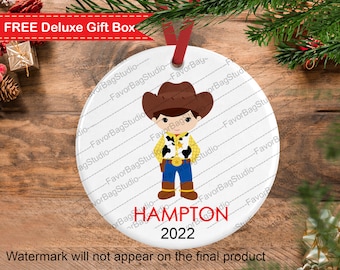 Woody Toy Story christmas ornament-Toy Story Christmas Ornament-Woody Christmas Ornament-Personalized Christmas ornament kids-Toy ornament
