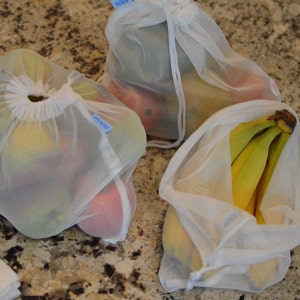 Reusable Produce Bags Multi-Pack 5, 7, & 10-packs ECO bag must have image 9
