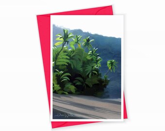 Greeting Card Corcovado Costa Rica Art