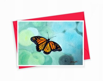 Greeting Card Monarch Butterfly