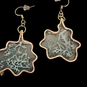 Stained Glass Effect Incased Earrings