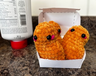 PATTERN || Chicken Nugget Crochet Plush