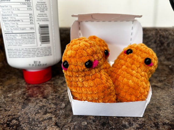 PATTERN || Chicken Nugget Crochet Plush
