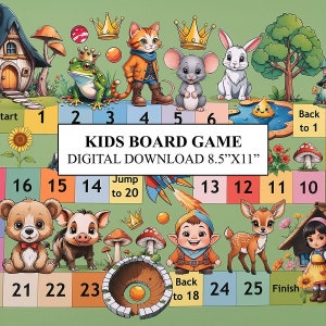 Children Kids Game Board Game DIGITAL DOWNLOAD