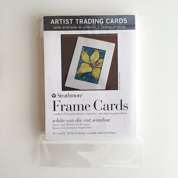 Artist Art Cards and ACEO Cards Frames with Envelope - set of 6