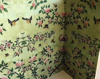 Dollhouse Wallpaper 1:12 Scale 4 Similar Designs Miniature Antique Wall Covering