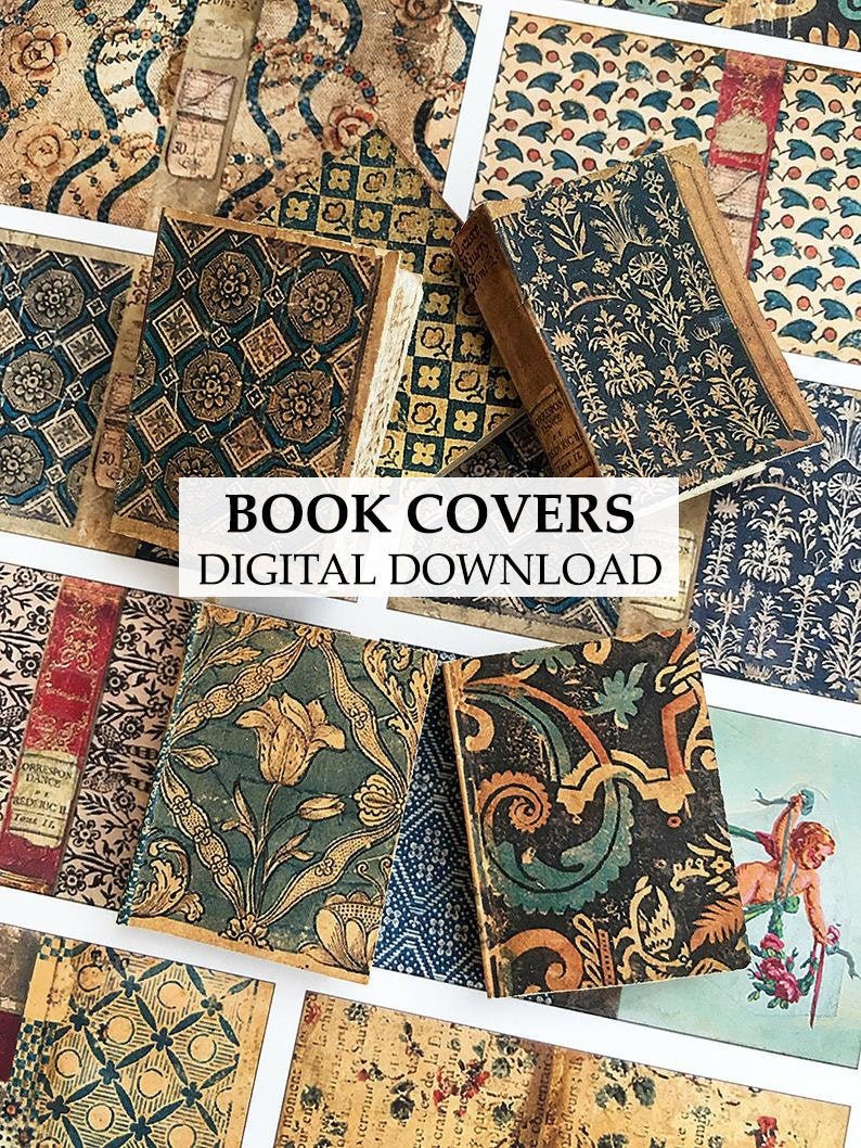 Dollhouse Miniature Books 1/12 Scale DIGITAL DOWNLOAD Printable Books…