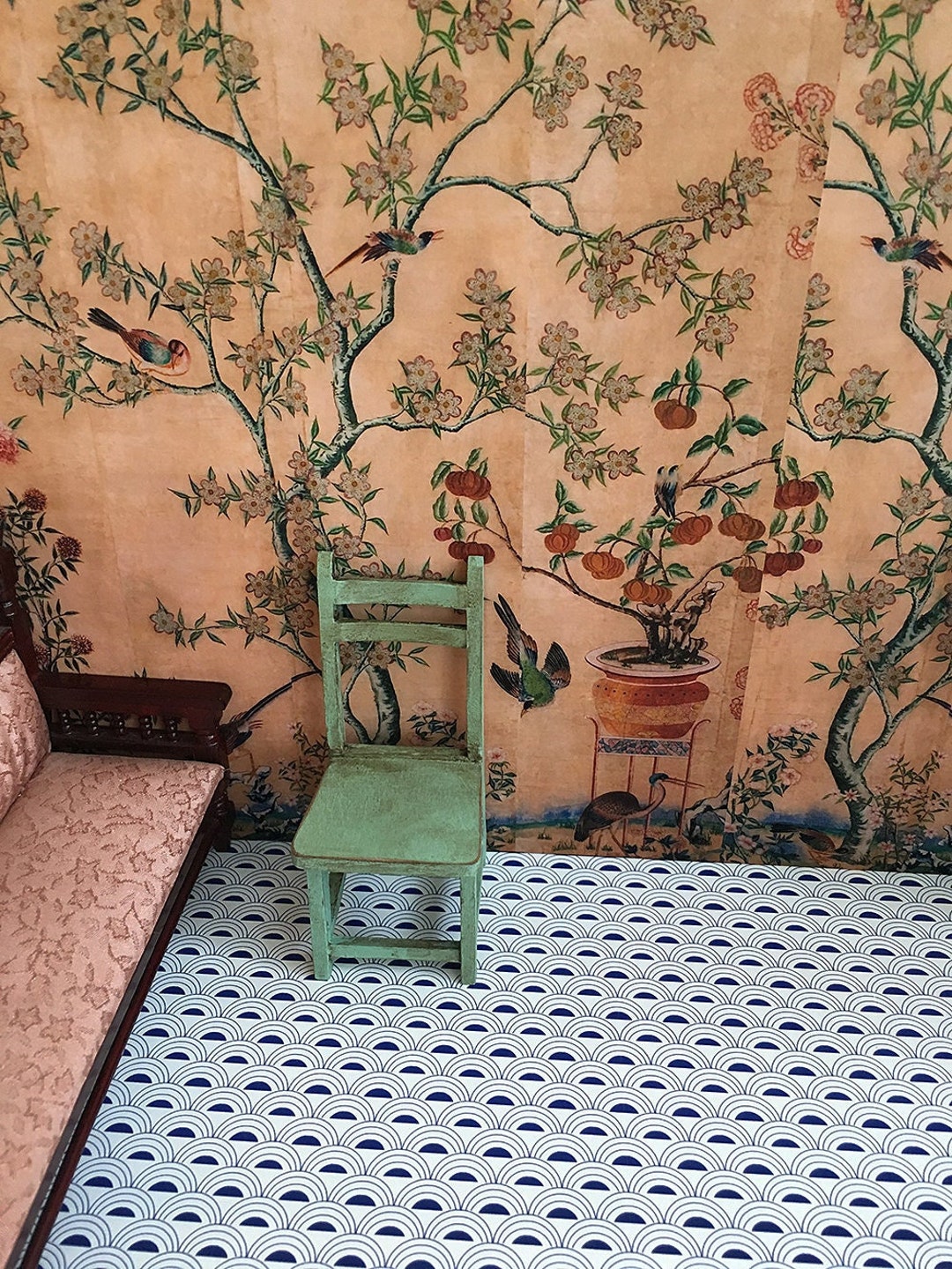 Miniatures Dollhouse Wallpaper 1:12 Scale Miniature Antique - DIGITAL ...