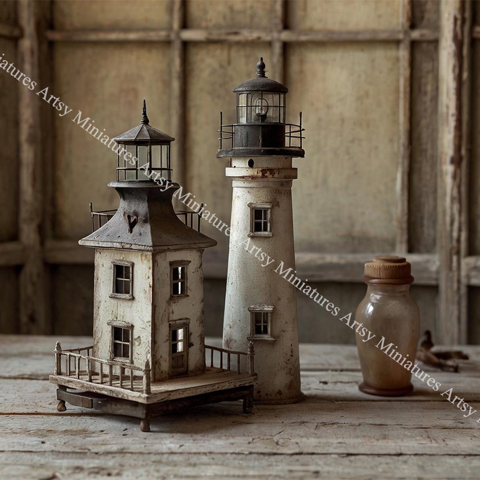 Dollhouse Miniature Antique Lighthouse Idea Book PDF - Exteriors ...