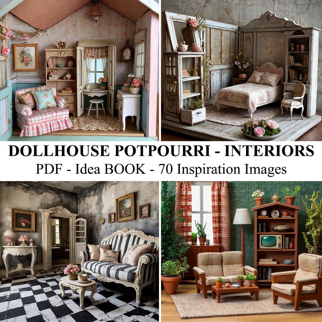 Miniature Dollhouse Interiors and Room Boxes - 70 Images - Idea Book ...