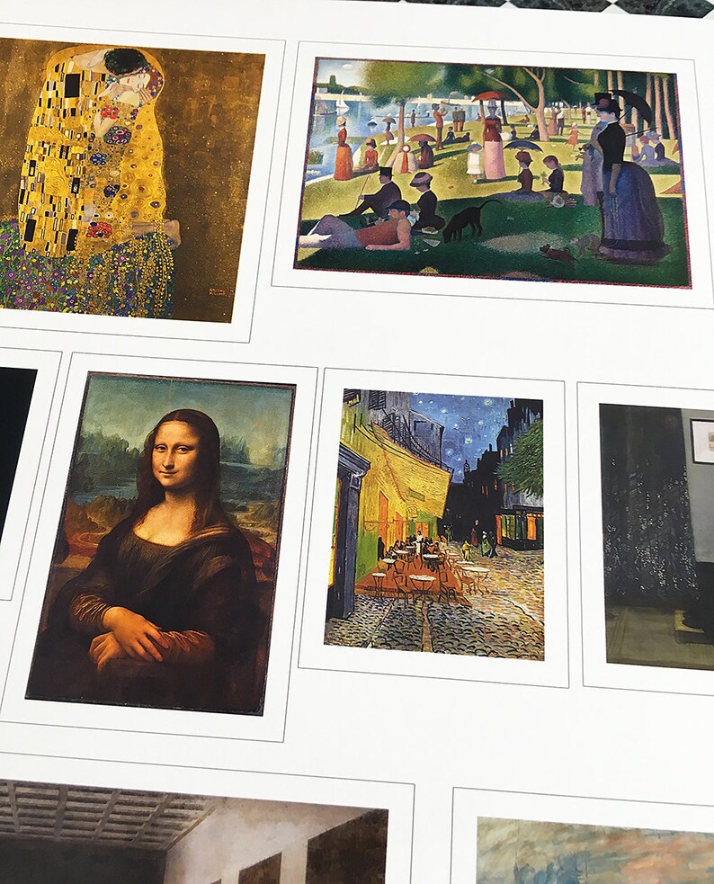 Miniature Famous Paintings Dollhouse Printable DIGITAL Etsy