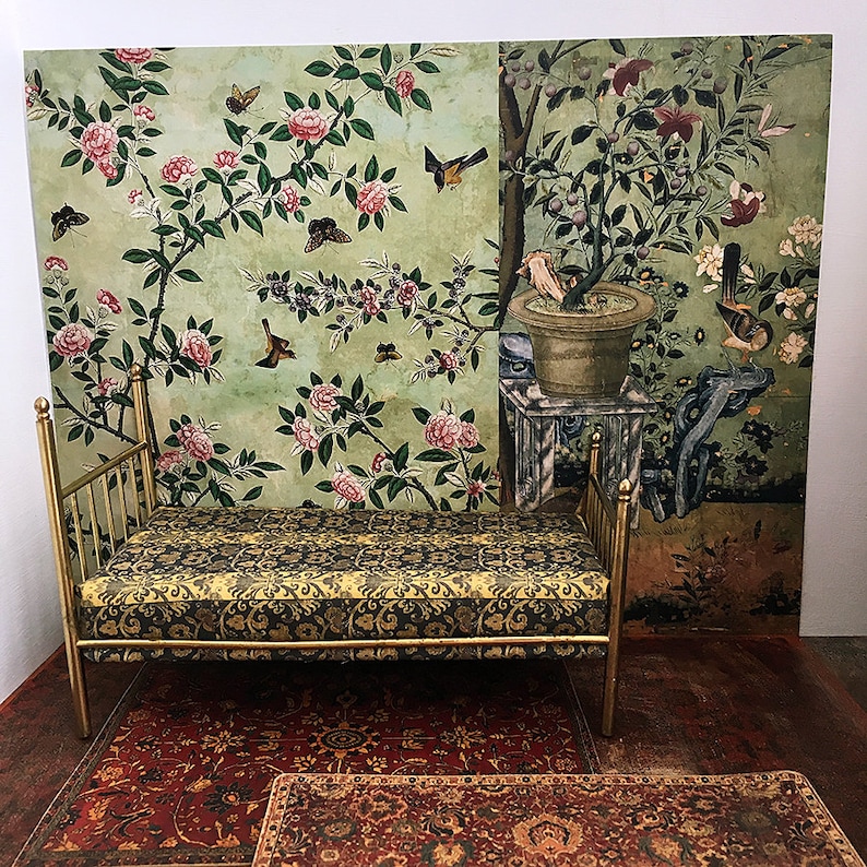 Dollhouse Wallpaper 112 Scale 4 Similar Designs Miniature Etsy UK