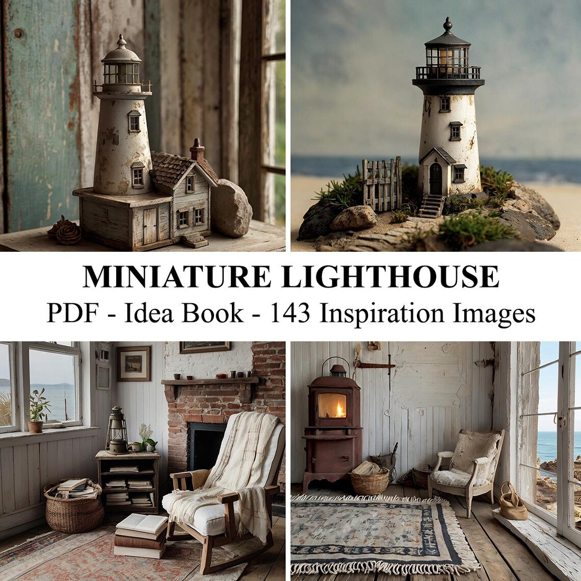 Dollhouse Miniature Antique Lighthouse Idea Book PDF - Exteriors ...