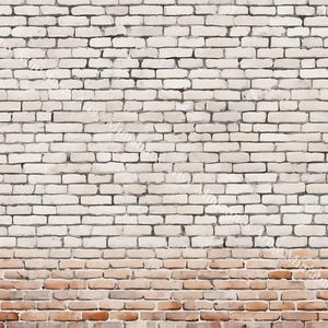 Dollhouse Miniature Wallpaper Farmhouse Brick Wall - 5 Images - 1:12 Scale PRINTABLE DIGITAL DOWNLOAD