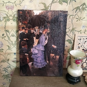 Dollhouse Miniature 12th Scale Art Print Painting Antique French Jean Béraud