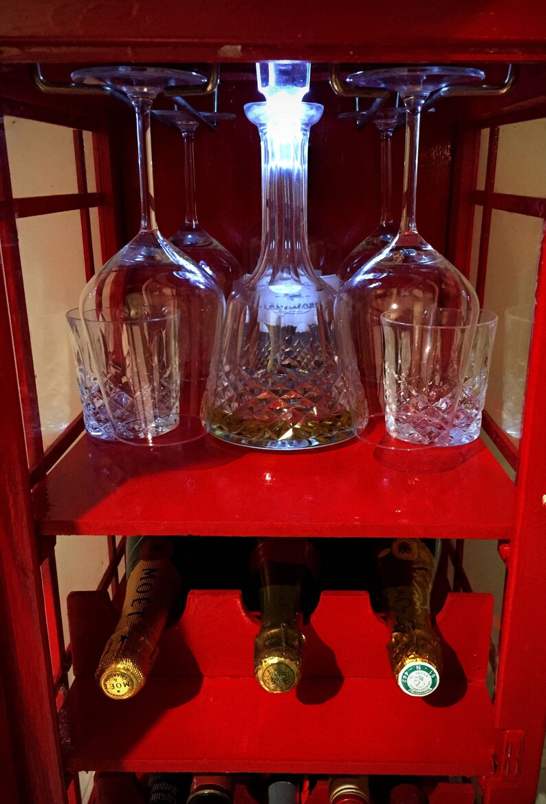 Telephone Box Wine Rack Display Etsy