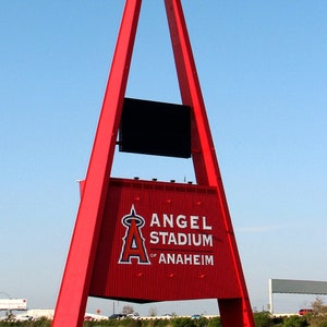 Angel Stadium At Anaheim The Big A Photograph Baseball MLB Los Angeles