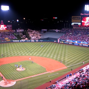 Los Angeles Angels of Anaheim Stadium Ballpark Photo Digital Download MLB Baseball