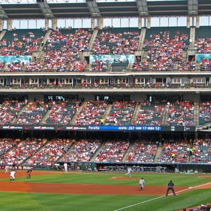 Cleveland Graduierung Field Ballpark Fotografie Digitaler Download Jacobs Field MLB Baseball