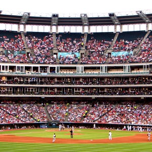 Cleveland Graduierung Field Ballpark Fotografie Digitaler Download Jacobs Field MLB Baseball
