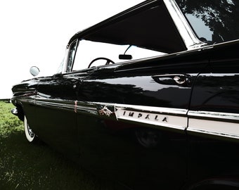 1960 Chevrolet Impala Art Print Digital Download Classic American Auto Vintage Sixties