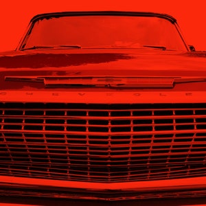 1963 Chevrolet Impala Art Print Digital Download GM Classic American Auto Vintage Sixties