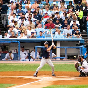 Joe Mauer Minnesota Twins At Yankee Stadium 2008 Digital Download MLB Baseball Ballpark