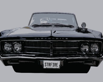 1963 Oldsmobile Starfire Art Print General Motors Classic American Auto Vintage Sixties
