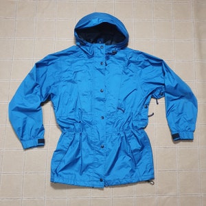Vintage Rei Chaqueta de senderismo impermeable Gore-Tex para mujer Talla 8