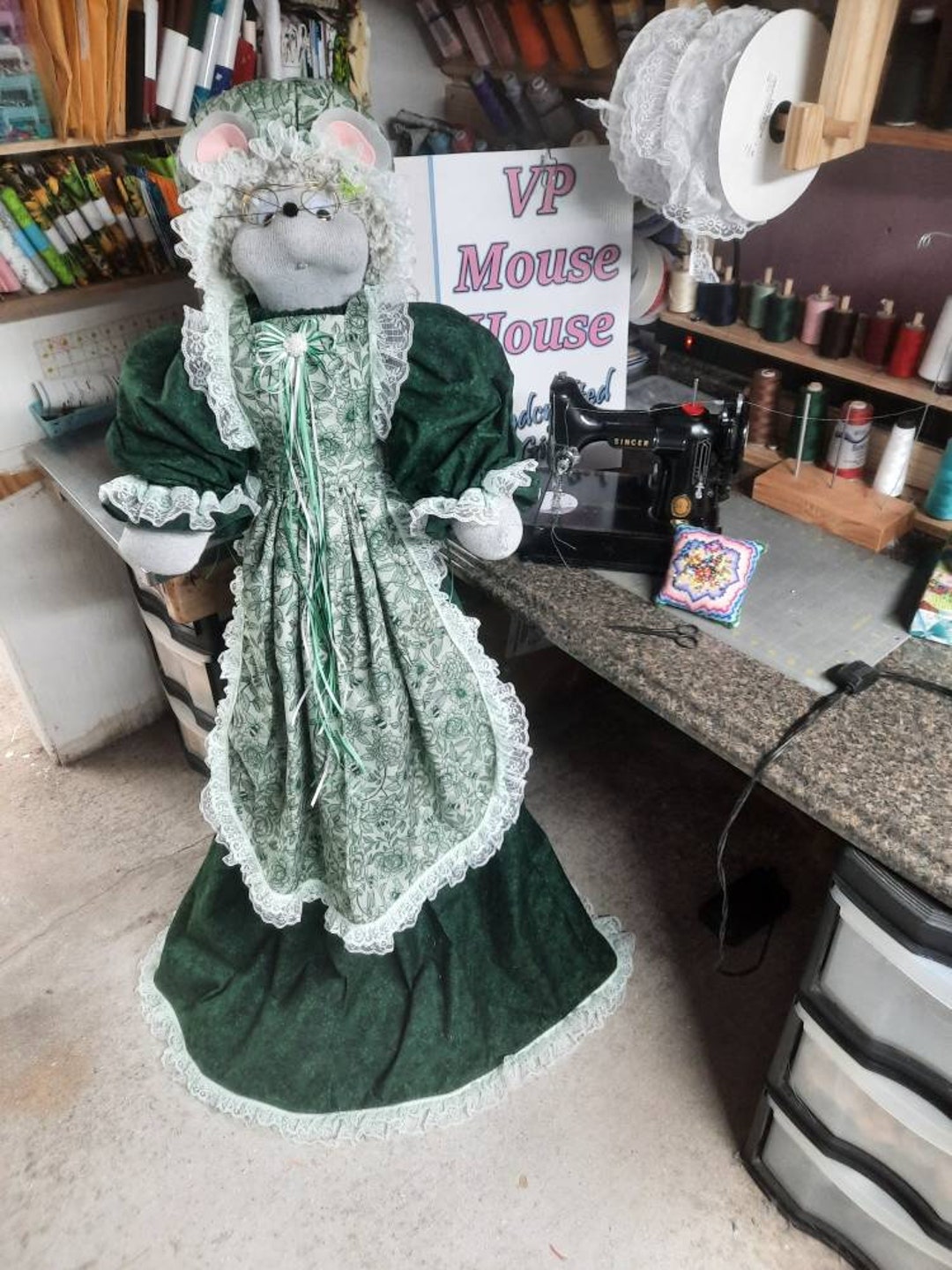 Handmade Country Mouse Vacuum Cover Etsy