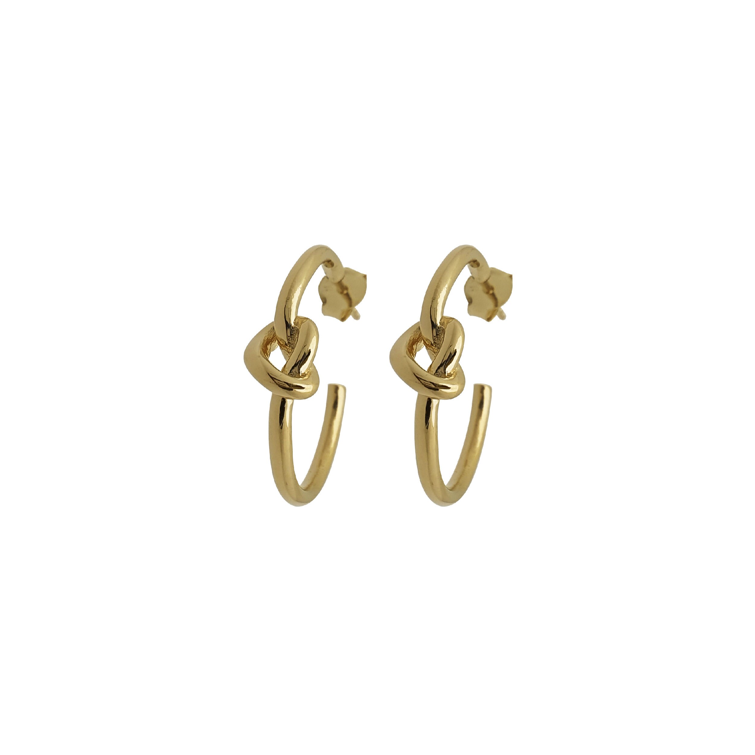 Refresh Your Hoops Collection Hoop-knot Earrings New Trend Young ...