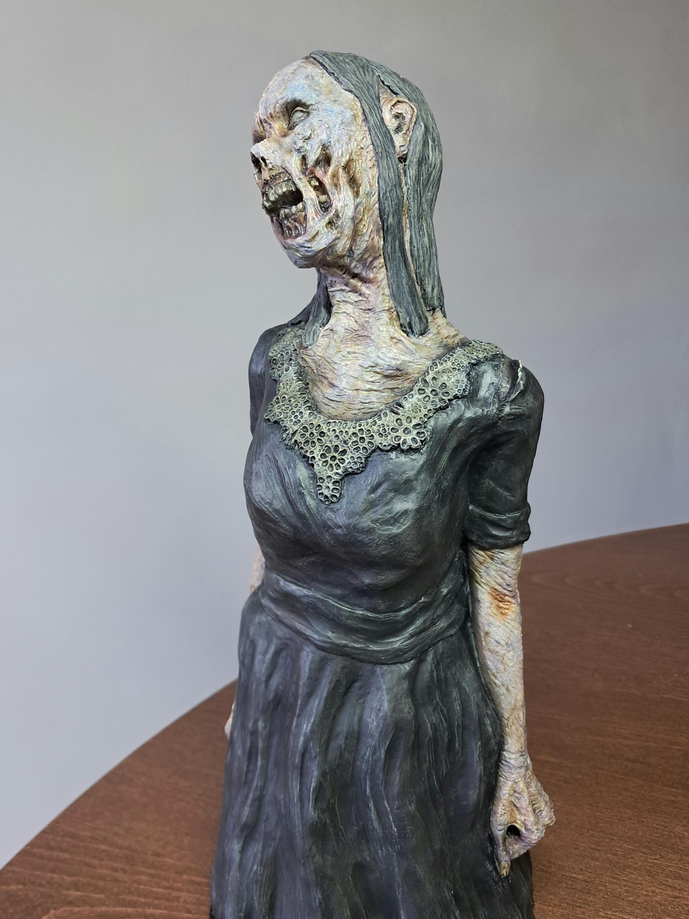 ZOMBIE LADY STATUE - Etsy