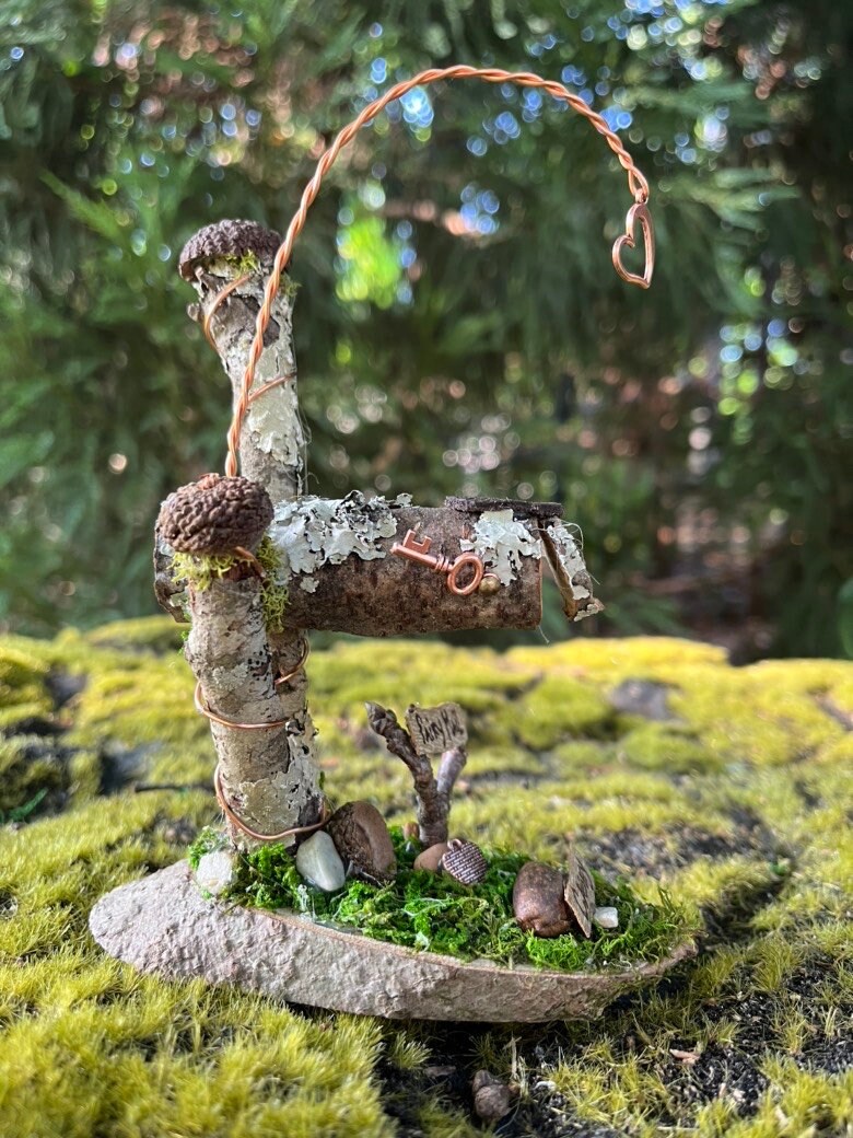 Fairy Door That Opens Miniature Fairy Garden Mailbox 3