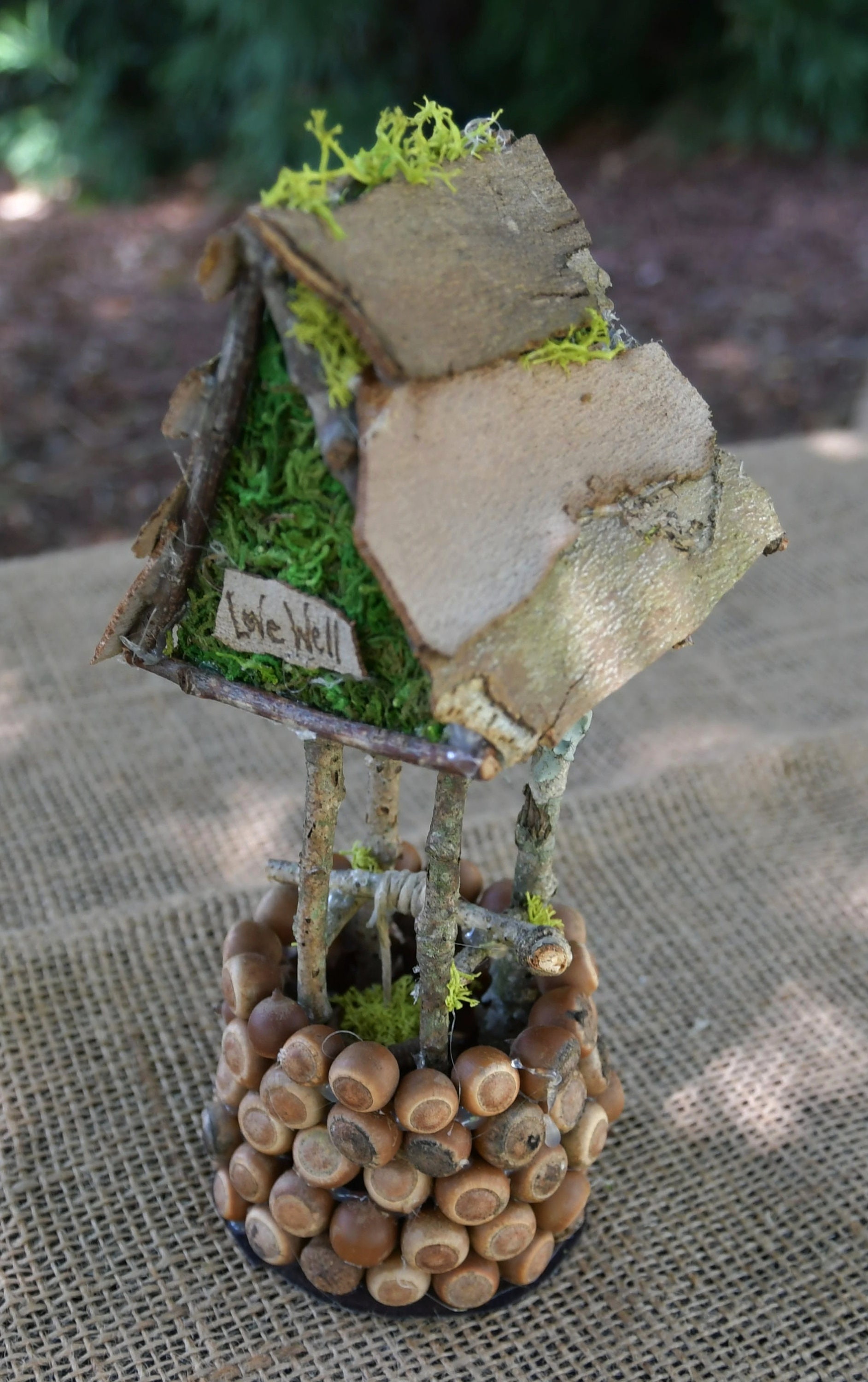 Handmade Miniature Wishing Well, Personalized Fairy Garden Decor - Etsy