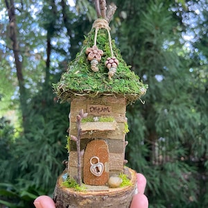 Tiny Fairy House, handmade fairy house, personalized gift, fairy garden accessory, fairy gifts, fae gift, gnome home, birthday gifts for her