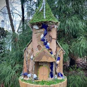 Large Handmade Fairy Chapel, handmade fairy house, personalized gifts, custom made, religious gifts, gifts for churchgoers, faith gifts