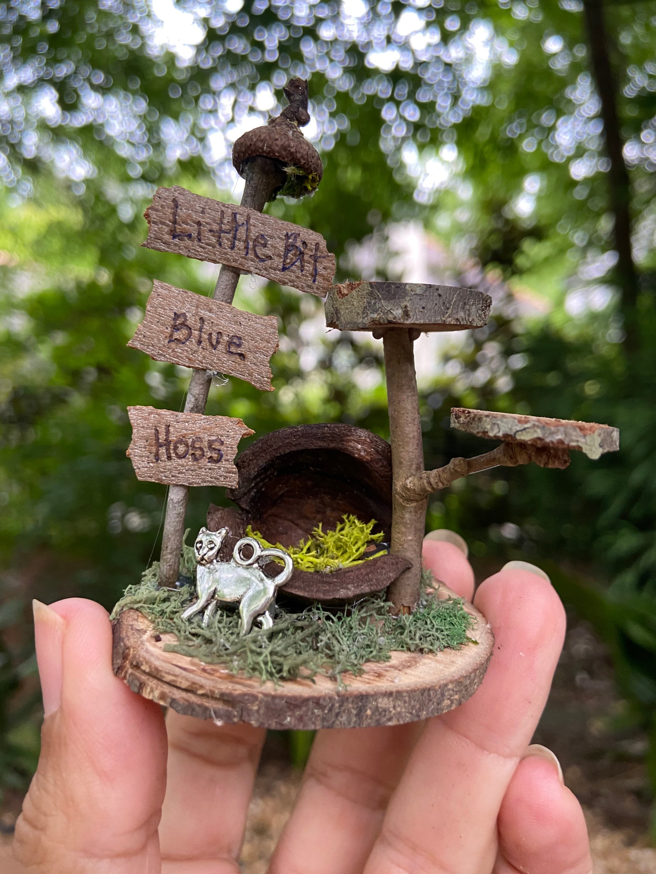 Fairy Garden Accessories, Fairy Cat Tree, Gifts For Lovers, House, Doll Her, Birthday Gift, Unique Gift