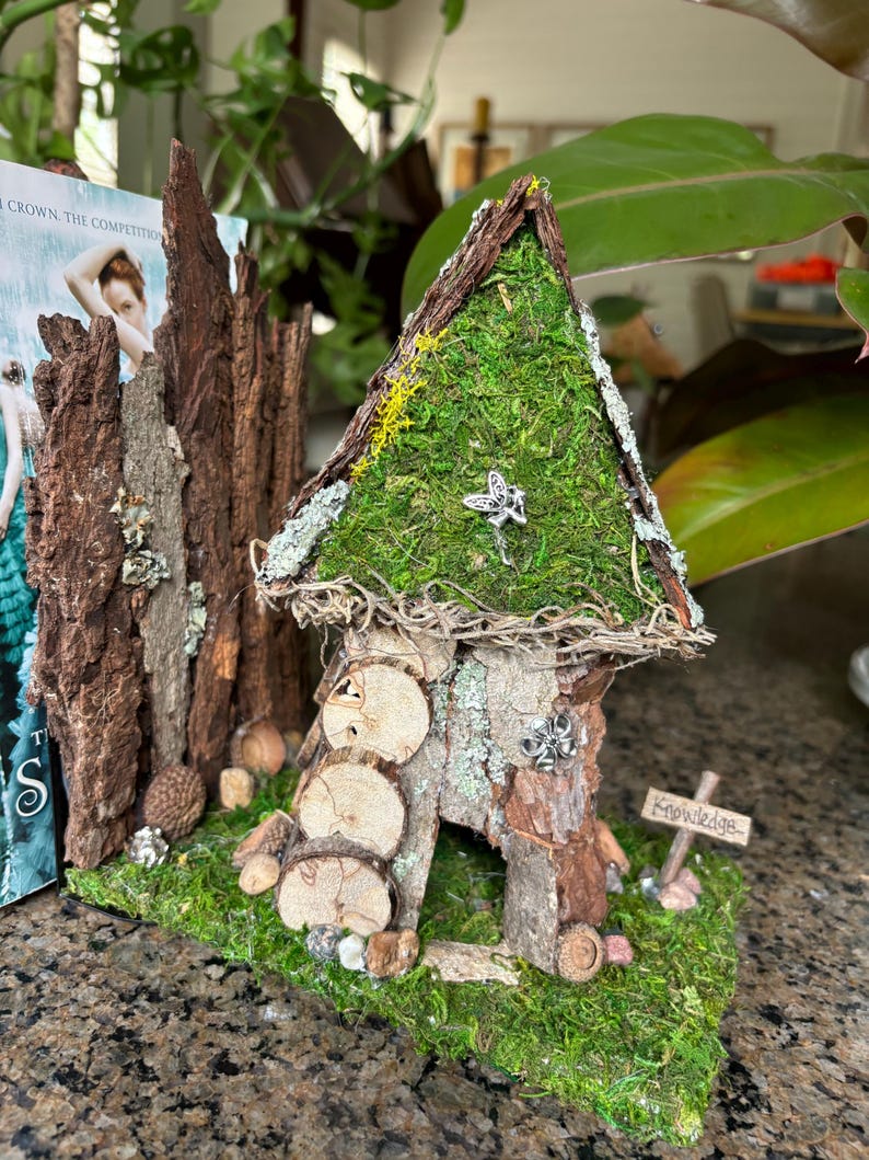 Handmade Fairy House Bookends, Personalized Book Lover Gift - Etsy