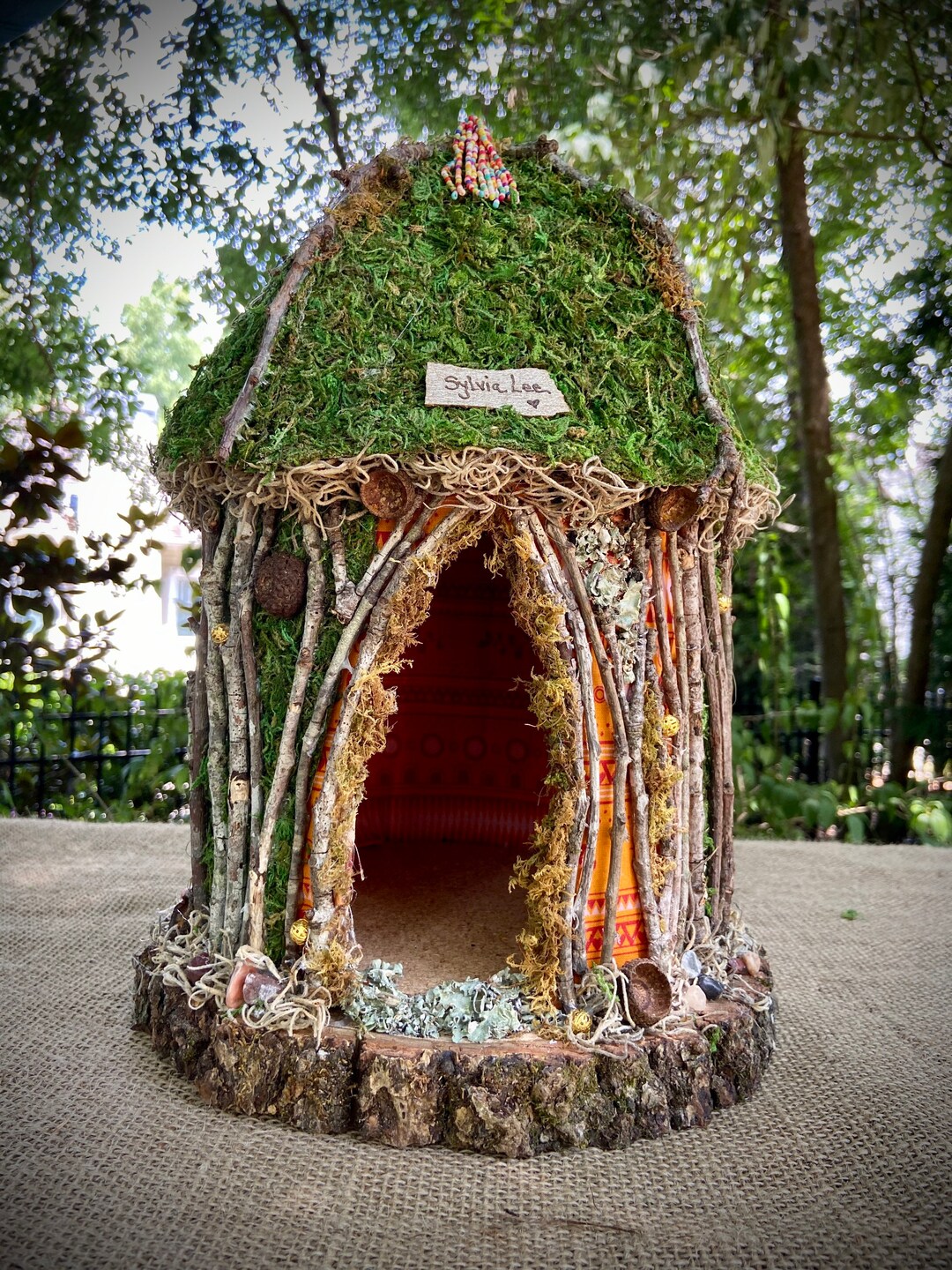 Ovewios Fairy House Garden Outdoor Decor, Large Garden Gnome