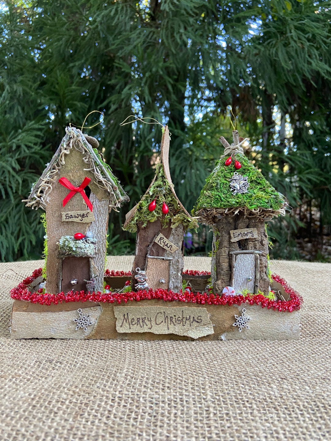 Handmade Christmas Ornament Gift Set Personalized Etsy