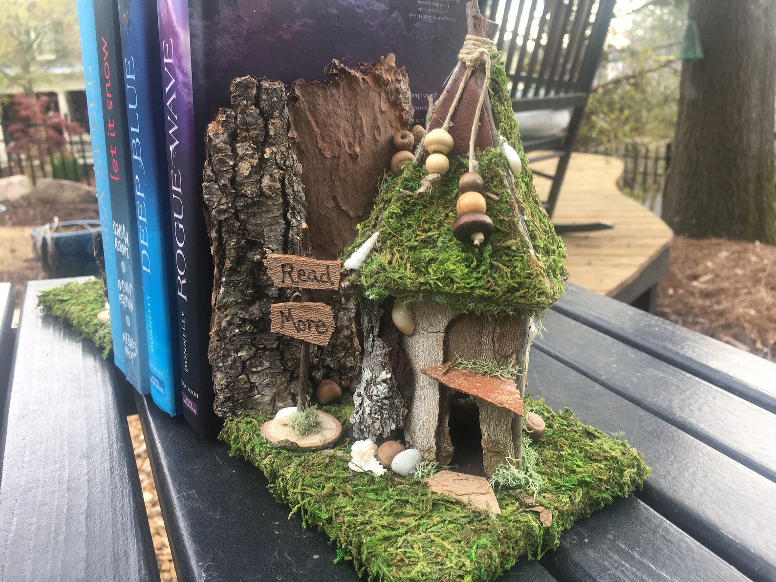 Handmade Bookend Handmade Fairy House Personalized Gift - Etsy