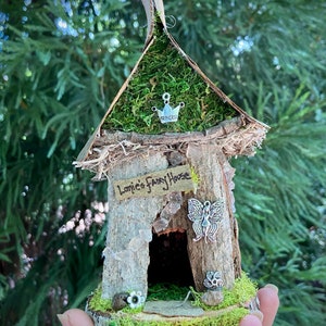 Mini maison de fée, maison de fée faite main, cadeau personnalisé, cadeau sur mesure - Laney&#39;s Fairy House