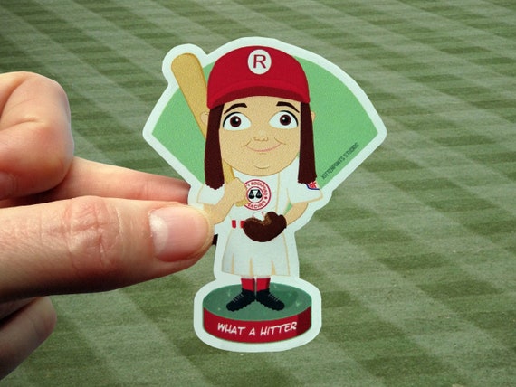 A League Of Their Own Rockford Peaches Marla Hooch Magnet Etsy